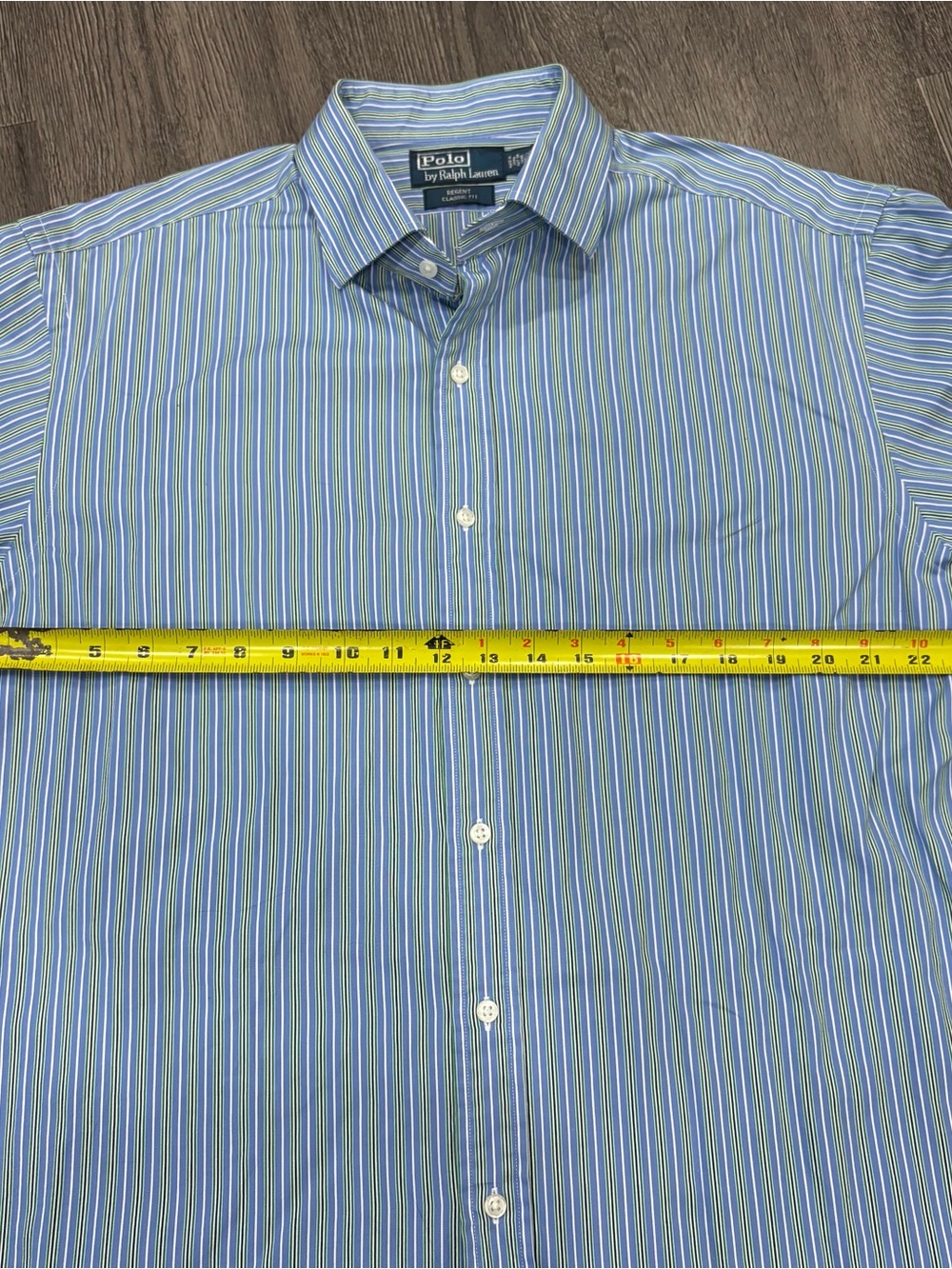 Polo by Ralph Lauren Regent Classic Fit Dress Shirt, Mens 17.5 34/35 (XL) - Picture 6 of 9